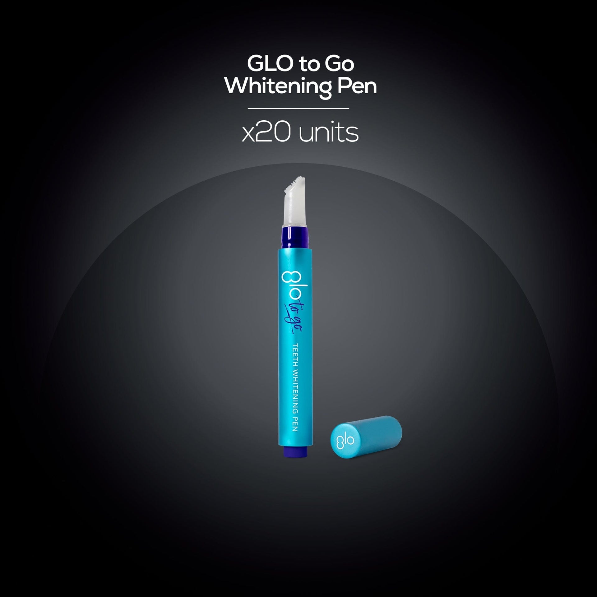 GLO TO GO Whitening Pen Bundle (20 Packs)