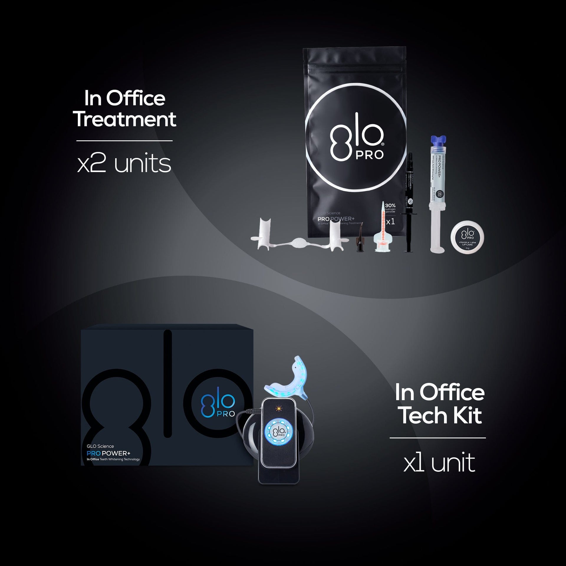 GLO POWER+ In-Office Whitening Trial Kit