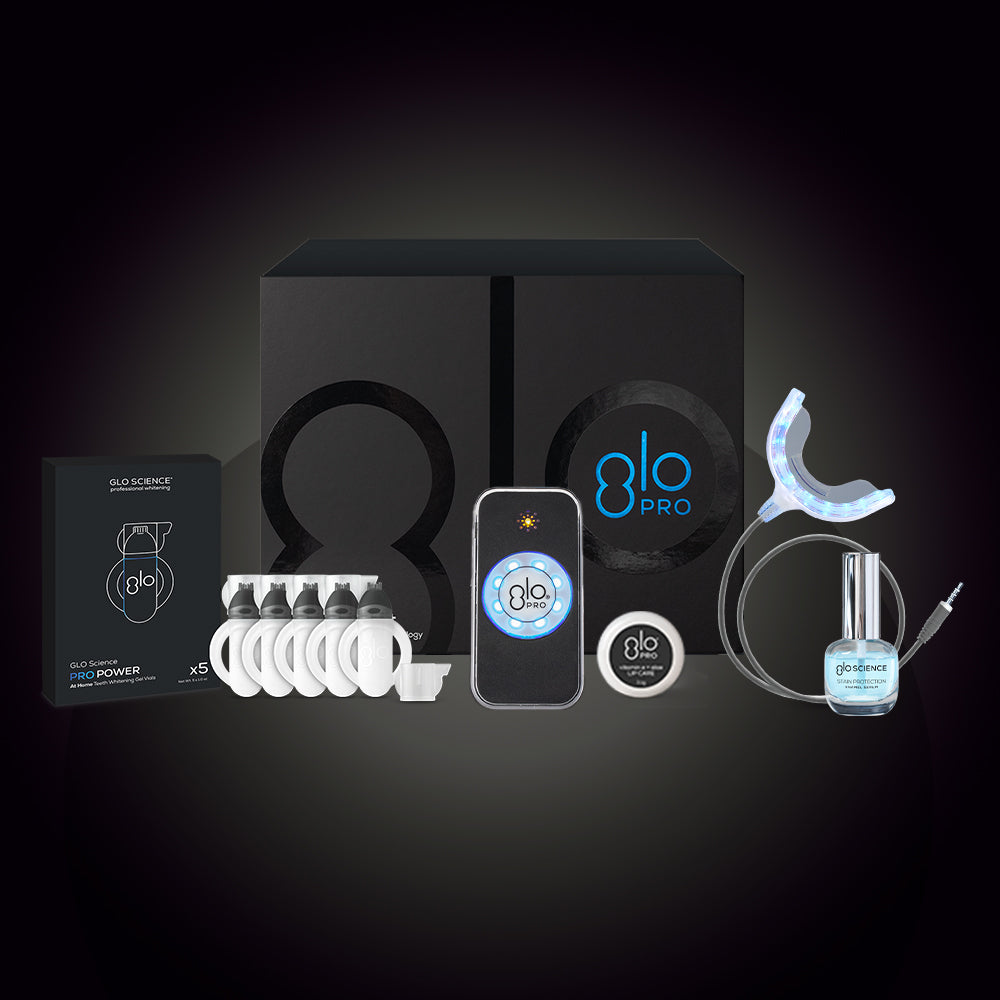 GLO AT-Home Whitening Kit + Stain Protection