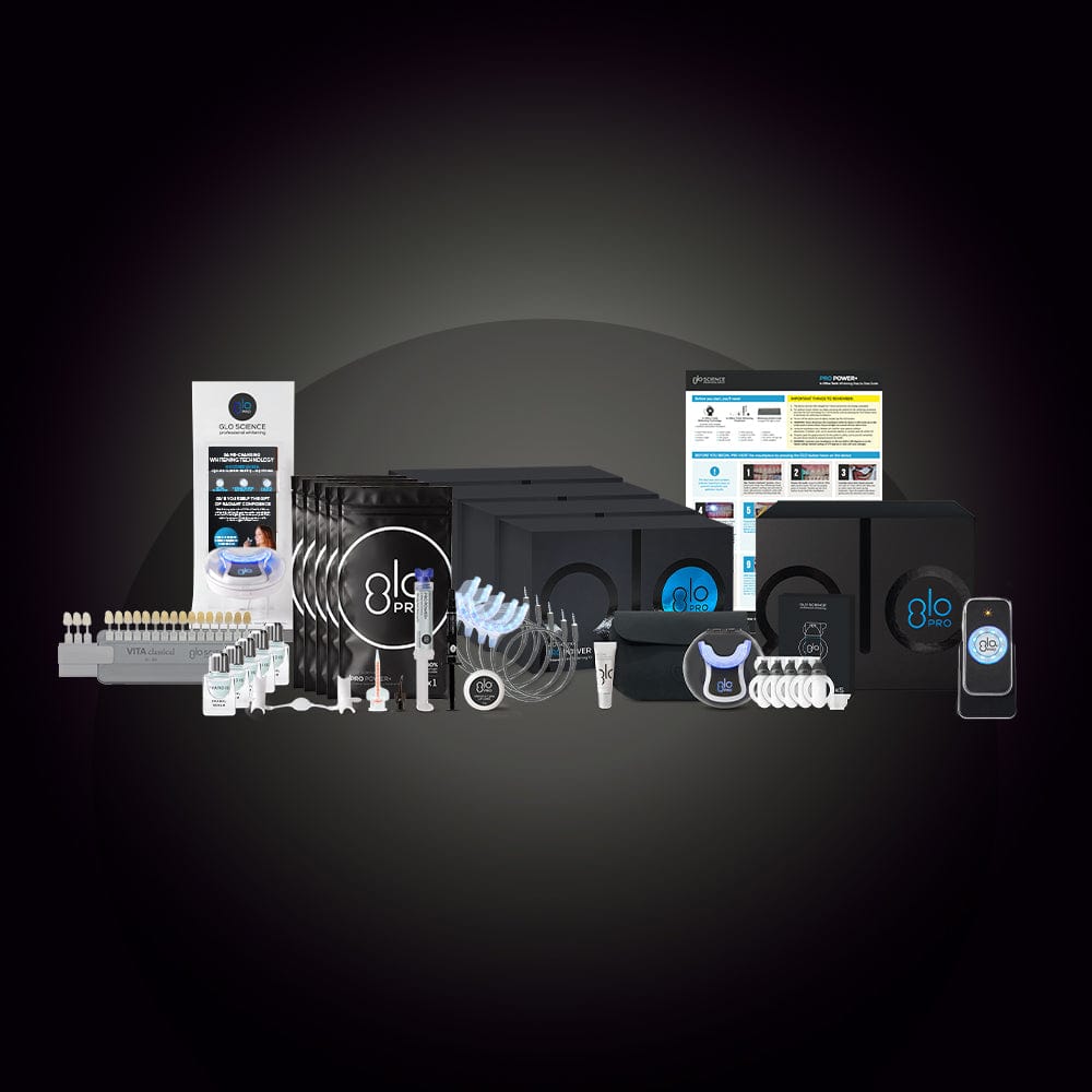GLO POWER+ Success Starter Set with Shade Guide with Motivational Shade Assessment Kit