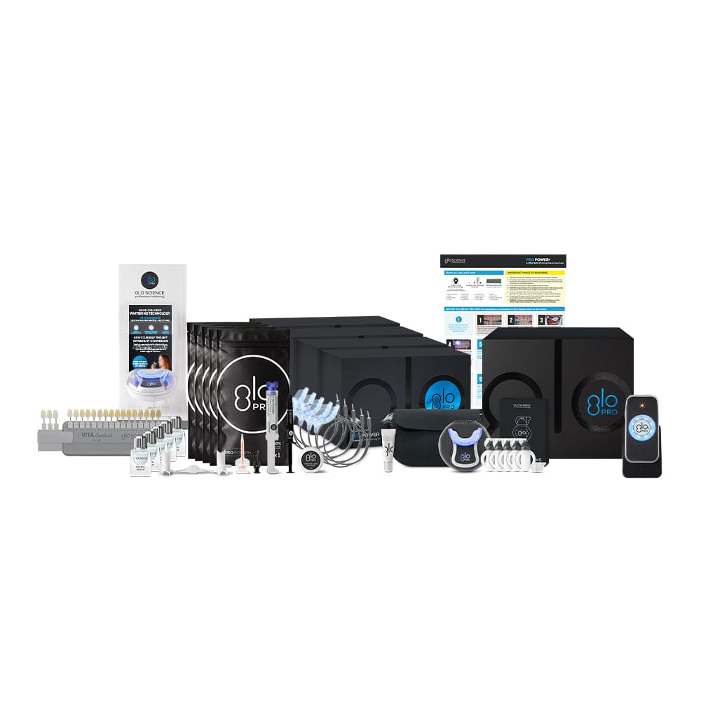 GLO POWER+ Success Starter Set with Shade Guide with Motivational Shade Assessment Kit