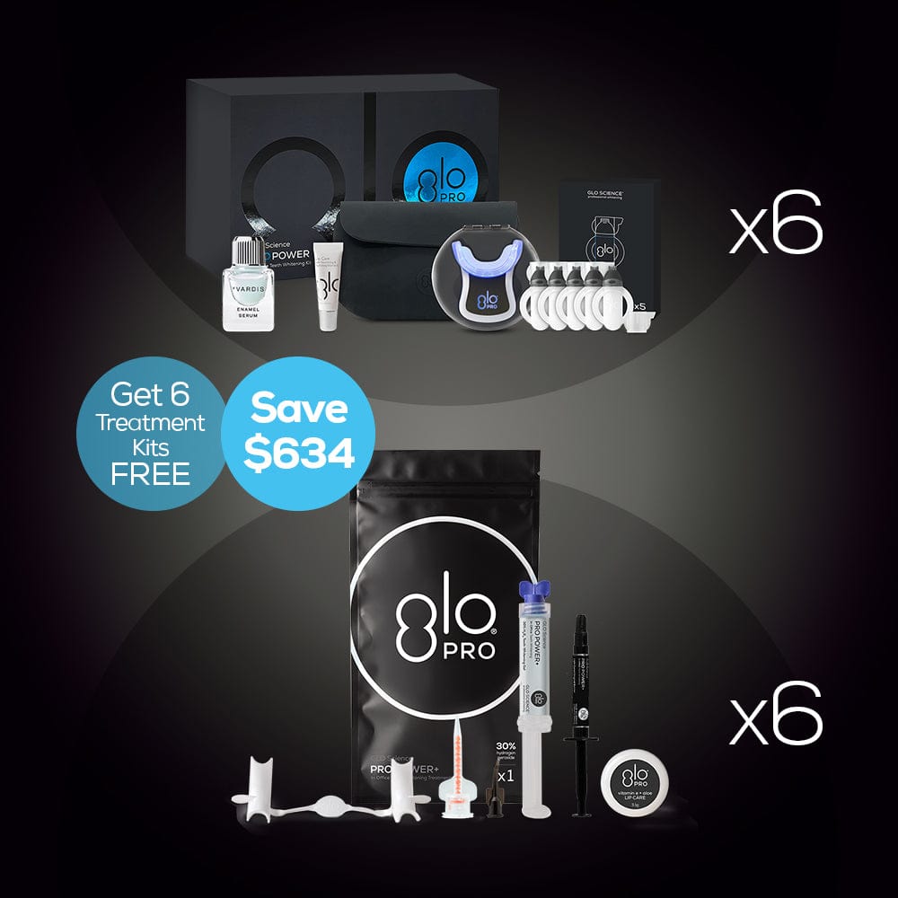 Buy 1 x At-Home Wireless Tech Kit&Enamel Serum [Case of 6], Get 6 x In-Office Whitening Treatment Patient Kit (Mixed HP) FREE