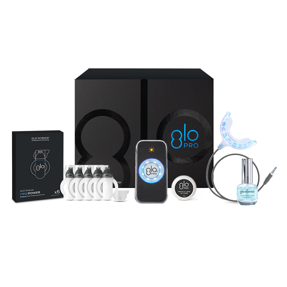 Staff Offer | GLO AT-Home Whitening Essentials Kit + Stain Protection